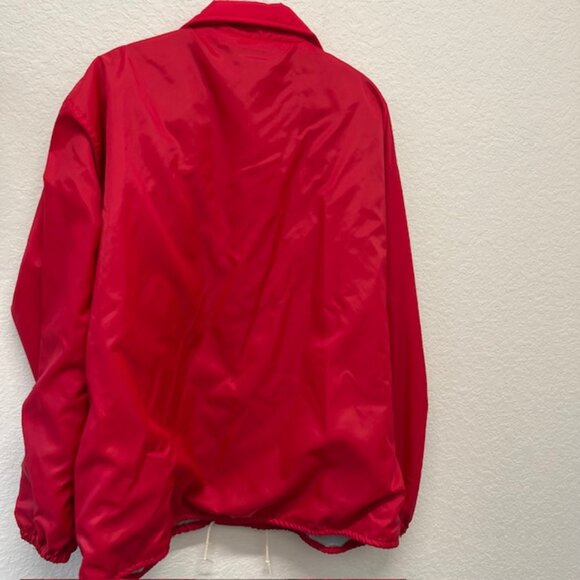 Pla-Jac by Dunbrooke Fleece Lined Red Made In USA Size XXL 52 Windbreaker Jacket - Picture 7 of 10
